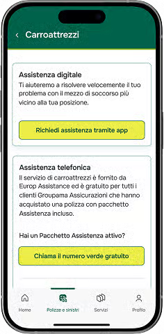 Richiedi carroattrezzi